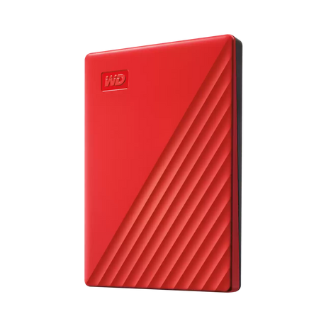 WD My Passport 2TB – Disco Duro Externo Portátil Encriptado – USB 3.2 Gen 1 – Rojo – WDBYVG0020BRD‑WESN