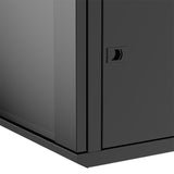 Gabinete de Pared Nexxt NEC‑F4U64B – 4U – 600×450 mm – Acero SPCC – Vidrio Templado – Negro RAL 9005