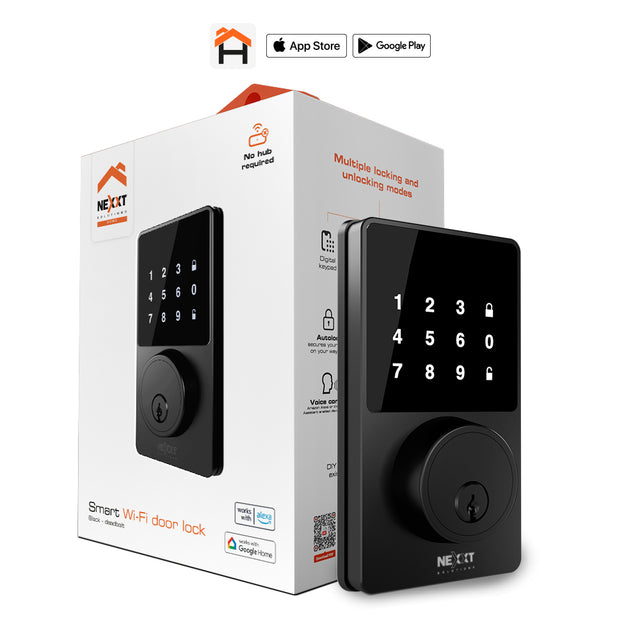 Cerradura Inteligente Negra Nexxt Solutions Connectivity