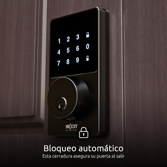 Cerradura Inteligente Negra Nexxt Solutions Connectivity