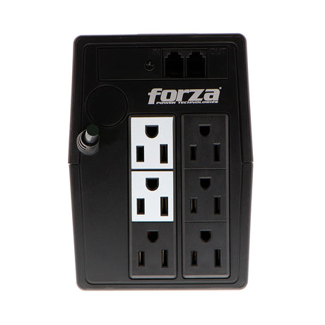 UPS Forza NT-511, 500VA / 250W, 6 tomas, diseño compacto