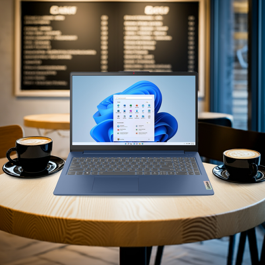 Laptop Lenovo IdeaPad Slim 3 15AMN8 15.6" AMD Ryzen 5 / 16 GB RAM / 512 GB SSD / Windows 11 Home + Maletín 82XQ00MKGJ