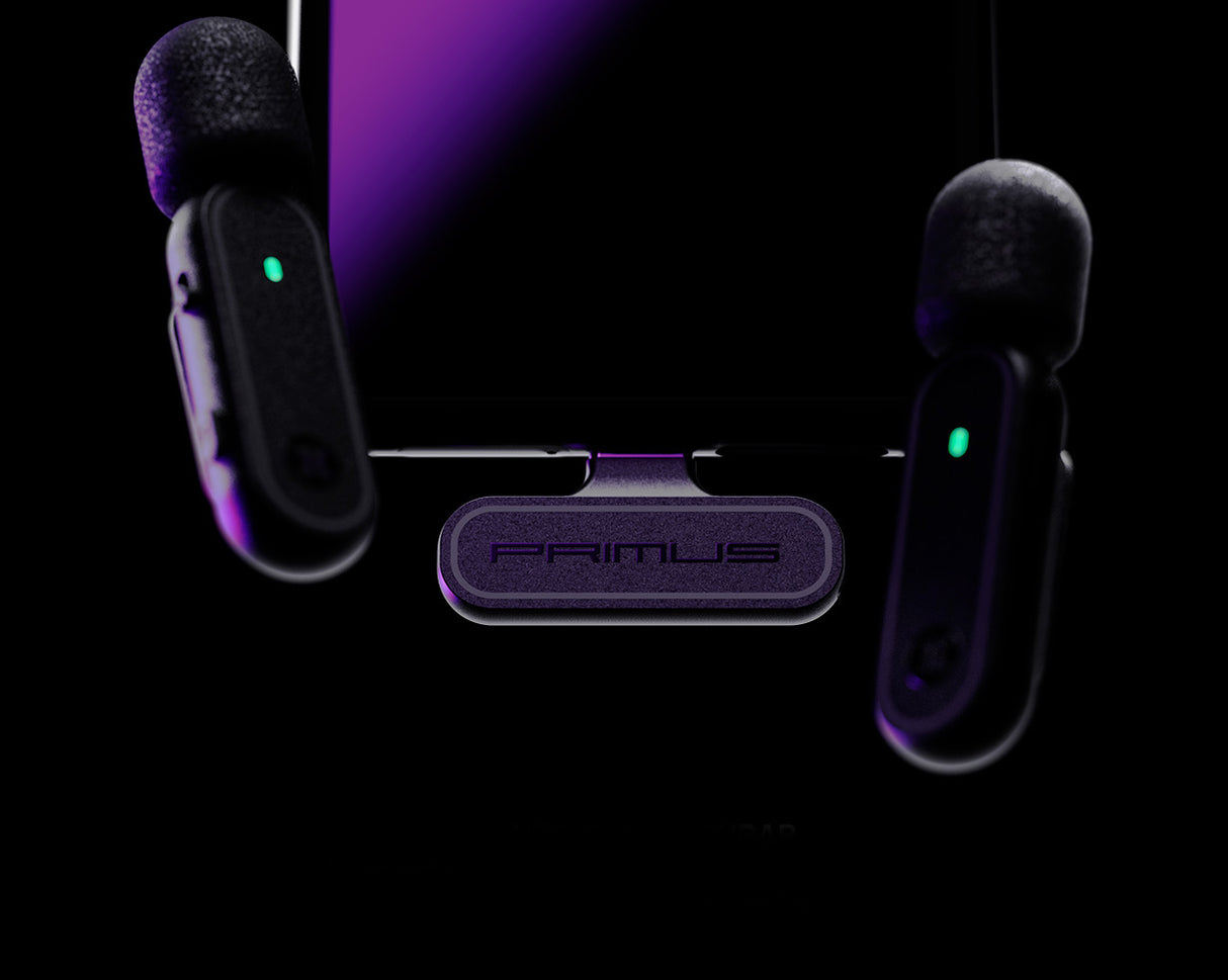 Set de Micrófono Inalámbrico Primus Gaming para Celular/Teléfono/Tablet