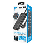 Cargador GaN Forza PS‑235USBC – USB‑A + USB‑C – Negro