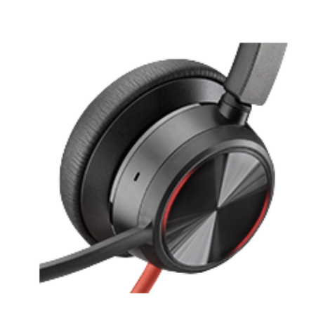 Auriculares Poly Blackwire 8225 – Estéreo, USB-C/A, ANC, Profesionales