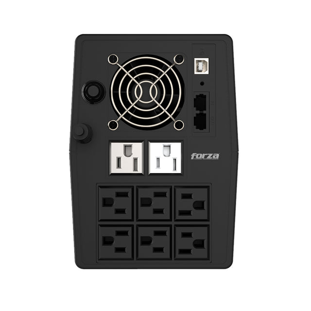 UPS Interactiva Forza 1500VA 900W 8 Tomas Inteligentes 120V 1100J