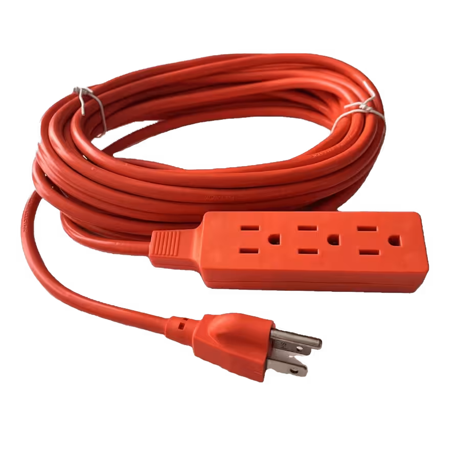 SP-5EXMT - Extensión SPTLINE naranja de 5 metros cable 14AWG y 3 entradas