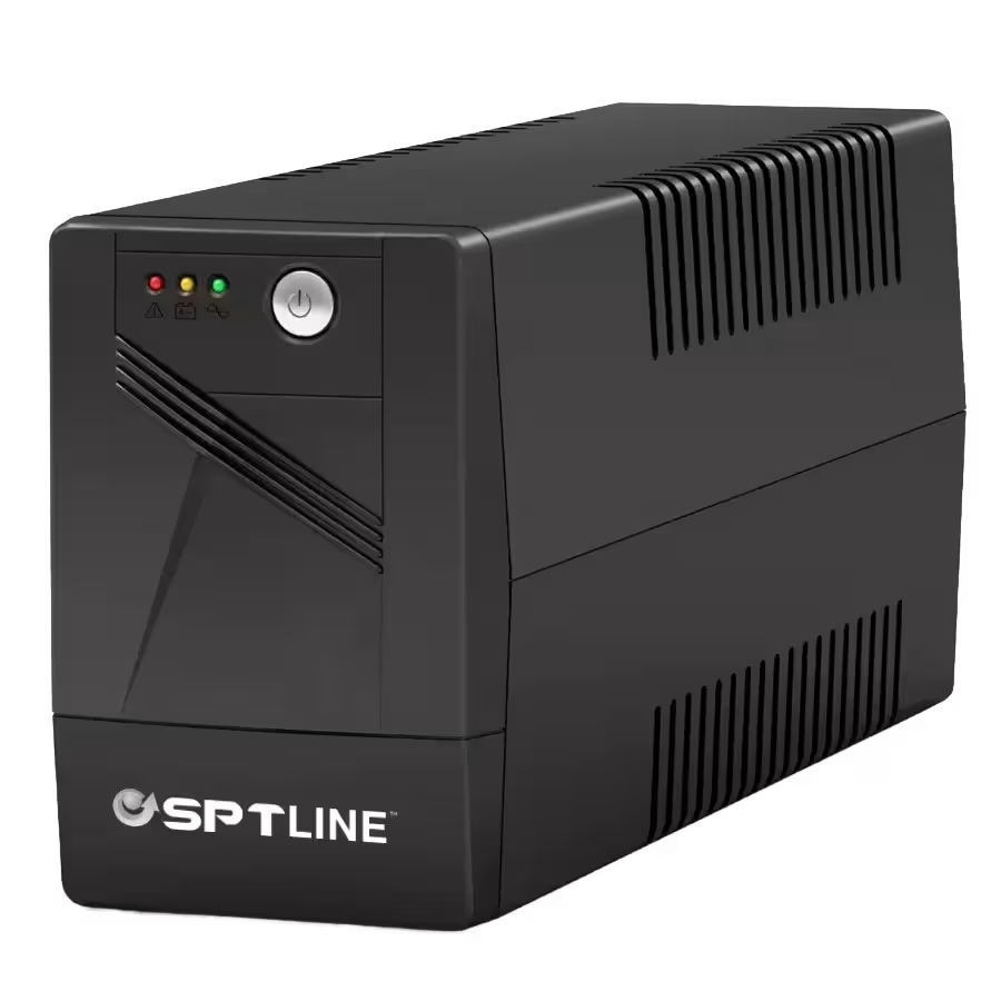 Ups Sptline 600VA/240W AVR Incorporado 12V/4AH, 4 Tomas