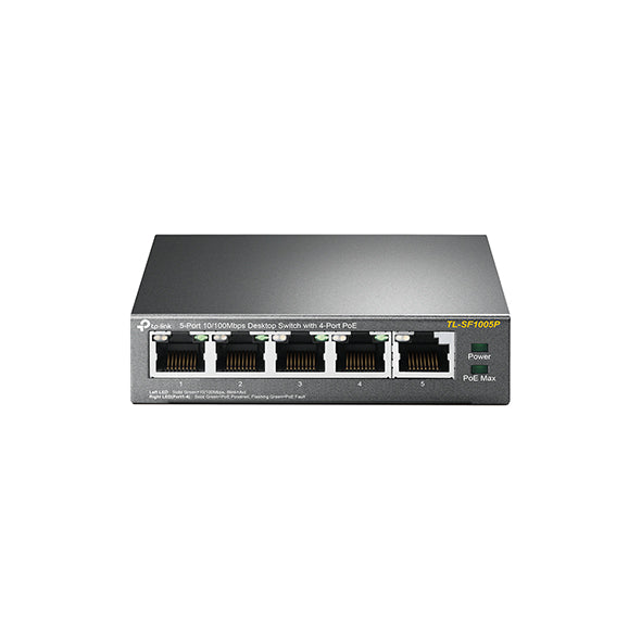 Conmutador de Red TP-Link TL-SF1005P 5 Puertos con 4 PoE