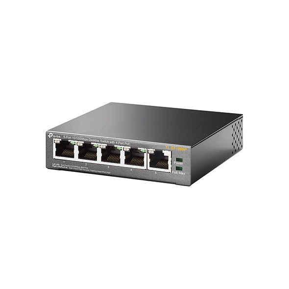 Conmutador de Red TP-Link TL-SF1005P 5 Puertos con 4 PoE