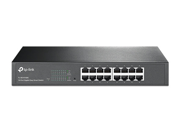 Conmutador Gestionado Gigabit 16 Puertos TP-Link JetStream TL-SG1016DE – Montaje en Rack