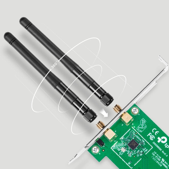 Adaptador de Red TPLink TLWN881ND PCIe 2.0, WiFi N