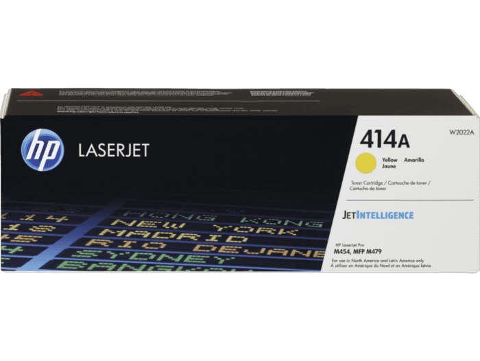 Cartucho de Toner Amarillo Original HP 414A LaserJet