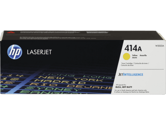 Cartucho de Toner Amarillo Original HP 414A LaserJet