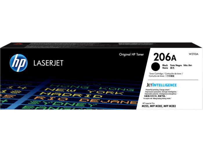 Cartucho de Toner Negro Original HP 206A LaserJet