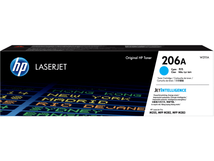 Cartucho de Toner Cian HP 206A