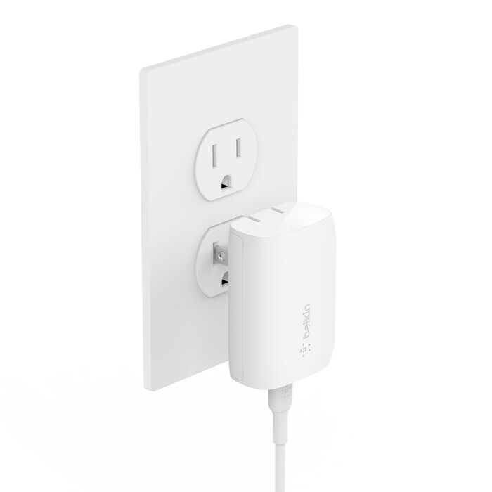 WCA005DQ1MWH-B5 Cargador de Pared Belkin Boostcharge USB-C Pd 3.0 PPS Blanco