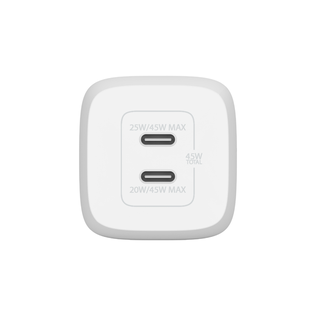 WCH011DQWH Cargador de Pared Belkin Carga USBC de 30W Blanco