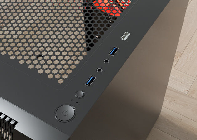 Torre Gaming Xtech XT-GMR3 – ATX/MicroATX, Negra con Ventana Acrílica