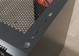 Torre Gaming Xtech XT-GMR3 – ATX/MicroATX, Negra con Ventana Acrílica