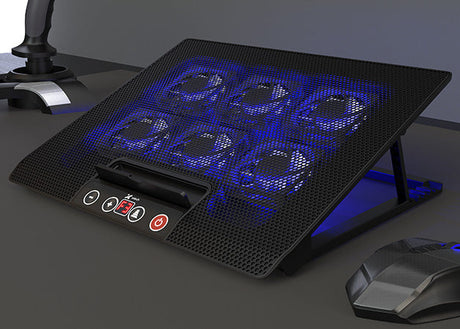 Base Refrigeradora Xtech Tuuli Gaming con 6 Ventiladores Para Portátiles
