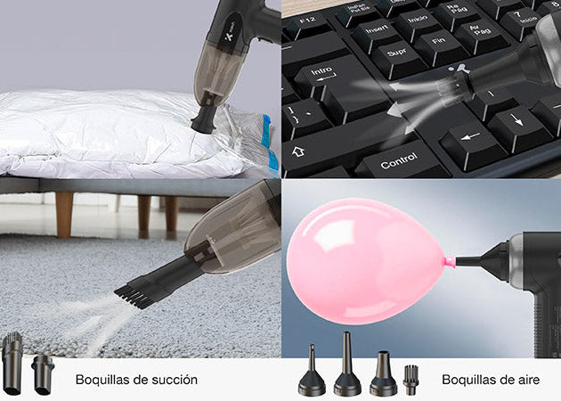 Aspiradora y soplador inalámbrico 2 en 1 – Xtech BlitzAirLite XTA‑810 – Motor sin escobillas 50,000 RPM