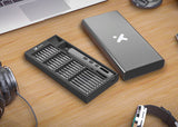 Kit de herramientas 68 en 1 Destornilladores de precisión – Estuche portátil – Negro Xtech XTA‑821