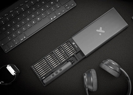 Kit de herramientas 68 en 1 Destornilladores de precisión – Estuche portátil – Negro Xtech XTA‑821