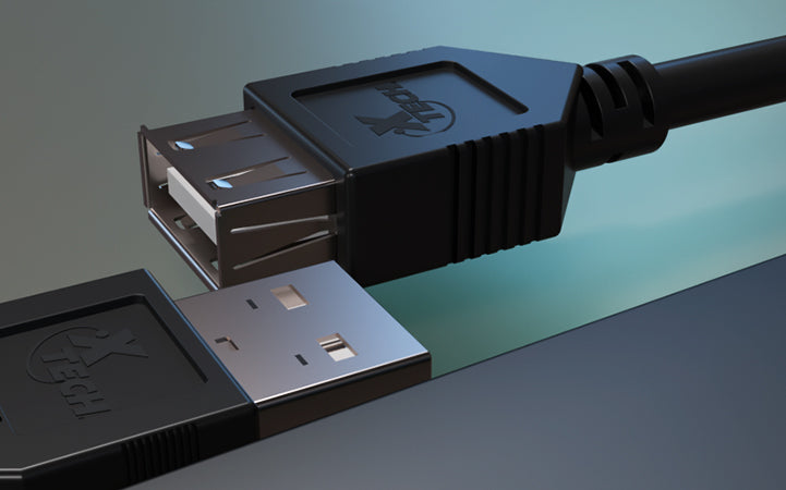 Cable de Extensión USB 2.0 A Macho a Hembra 4.57m Xtech
