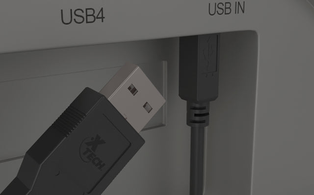 Cable USB 2.0 A Macho a B Macho 4.57m Xtech