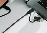 Cable adaptador 2 en 1 USB‑C a USB‑C con dongle USB‑A 2.0 – Xtech XTC‑532