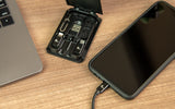 Estuche portátil multifuncional para almacenamiento con cable USB Tipo-C Xtech
