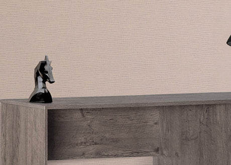 Escritorio para computadora – Xtech XTF‑CD208 – Un nivel con gavetas y gabinete con puerta – Marco de acero negro y superficie color haya