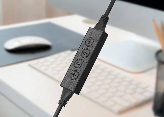 Audífonos con Micrófono ENC Cableados y controles en línea USB‑C – Xtech XTH‑245