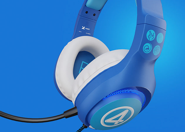 Audífonos gamer con micrófono – Xtech XTH‑M566F4 – PC y Consola Fantastic Four Edition