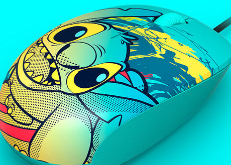Mouse Xtech XTM-D406ST-BL – USB / Cableado / Disney Stitch Blue