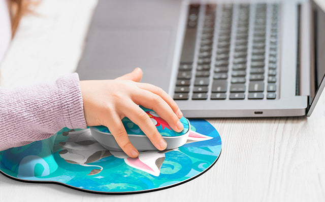 Kit Mouse Inalámbrico con Alfombrilla Disney Moana 2 Xtech XTM-DKT4MO