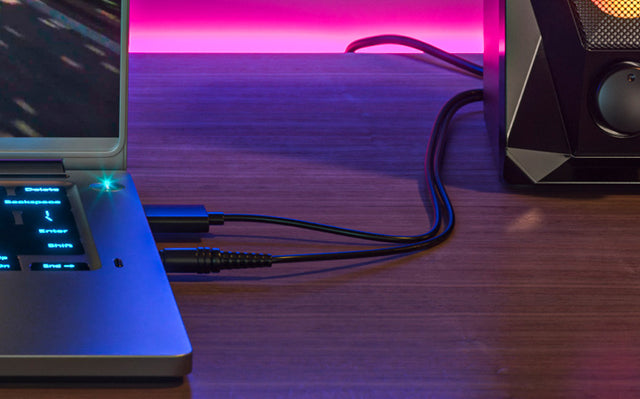 Altavoces 2.0 Gaming con Luz LED Xtech FireShot XTS-131 Negros