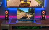 Altavoces 2.0 Gaming con Luz LED Xtech FireShot XTS-131 Negros