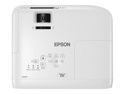 Proyector Portátil 3LCD Epson PowerLite E20 3400 Lúmenes XGA