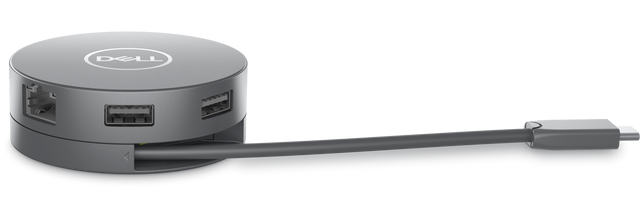 Adaptador Multipuerto Dell 6 en 1 USB-C a HDMI/DP/USB-C/Ethernet
