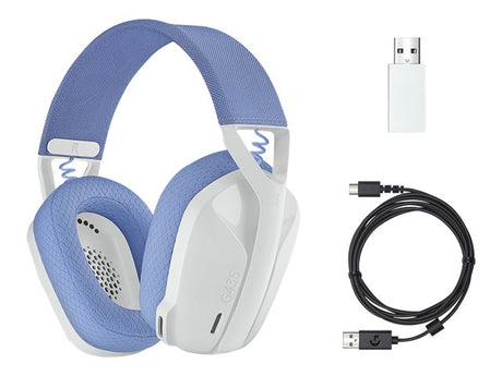 Auriculares Gaming Inalámbricos Ligeros Logitech G435 LIGHTSPEED Blancos