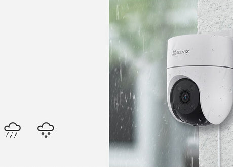 Cámara de vigilancia Pan & Tilt Wi‑Fi EZVIZ H8c – 1080p Full HD – Visión nocturna a color – Detección IA – Cobertura 360°