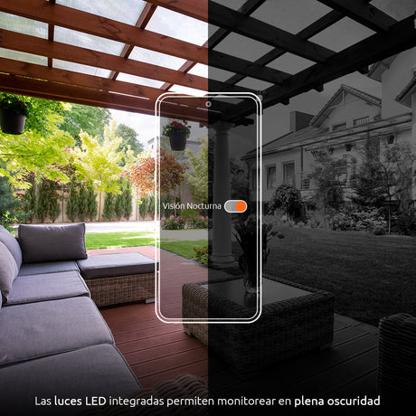 Cámara de Seguridad Exterior de Doble Lente Nexxt Solutions Home