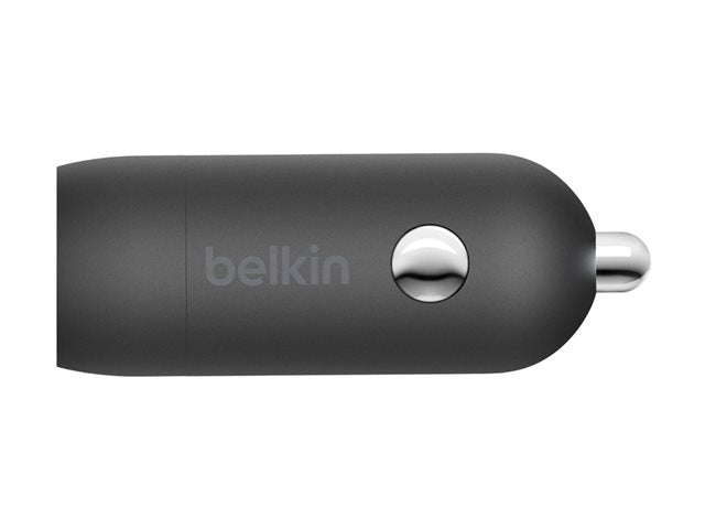 Cargador de Coche Belkin 30W Carga Rápida USB-C Negro