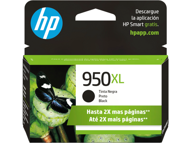 Cartucho de Tinta Negra Alto Rendimiento Original HP 950XL Officejet Pro