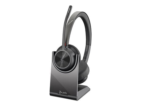 Auricular Inalámbrico/Cableado Bluetooth Over-Ear Poly Voyager 4320-M Zoom/Microsoft Teams Certificado Negro