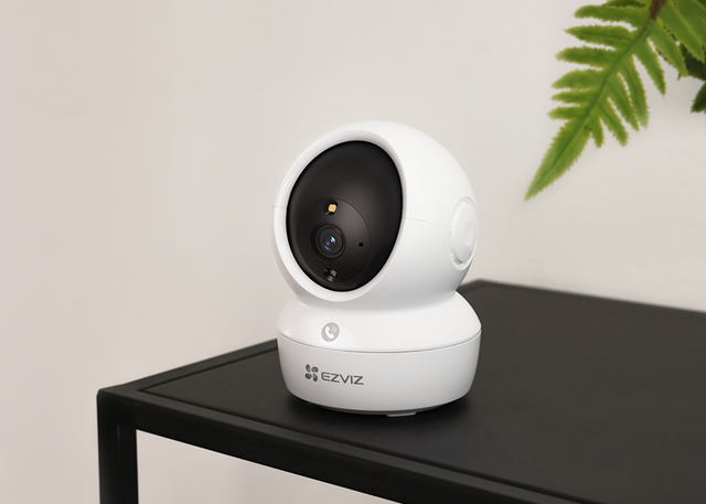 Mini cámara de vigilancia inteligente EZVIZ H6c Pro 3K – Wi‑Fi – Paneo e inclinación – Audio bidireccional – Botón de llamada