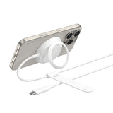 Cargador inalámbrico magnético con soporte – 25W Qi2 – Belkin WIA014ttWH  