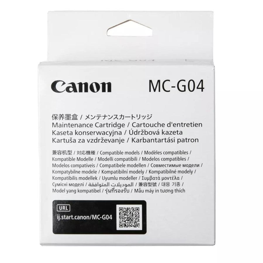 Cartucho de Mantenimiento Canon MC‑G04 para PIXMA G‑Series – 5813C001AA  